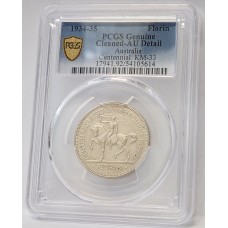 AUSTRALIA 1934/5 . FLORIN . PCGS GENUINE